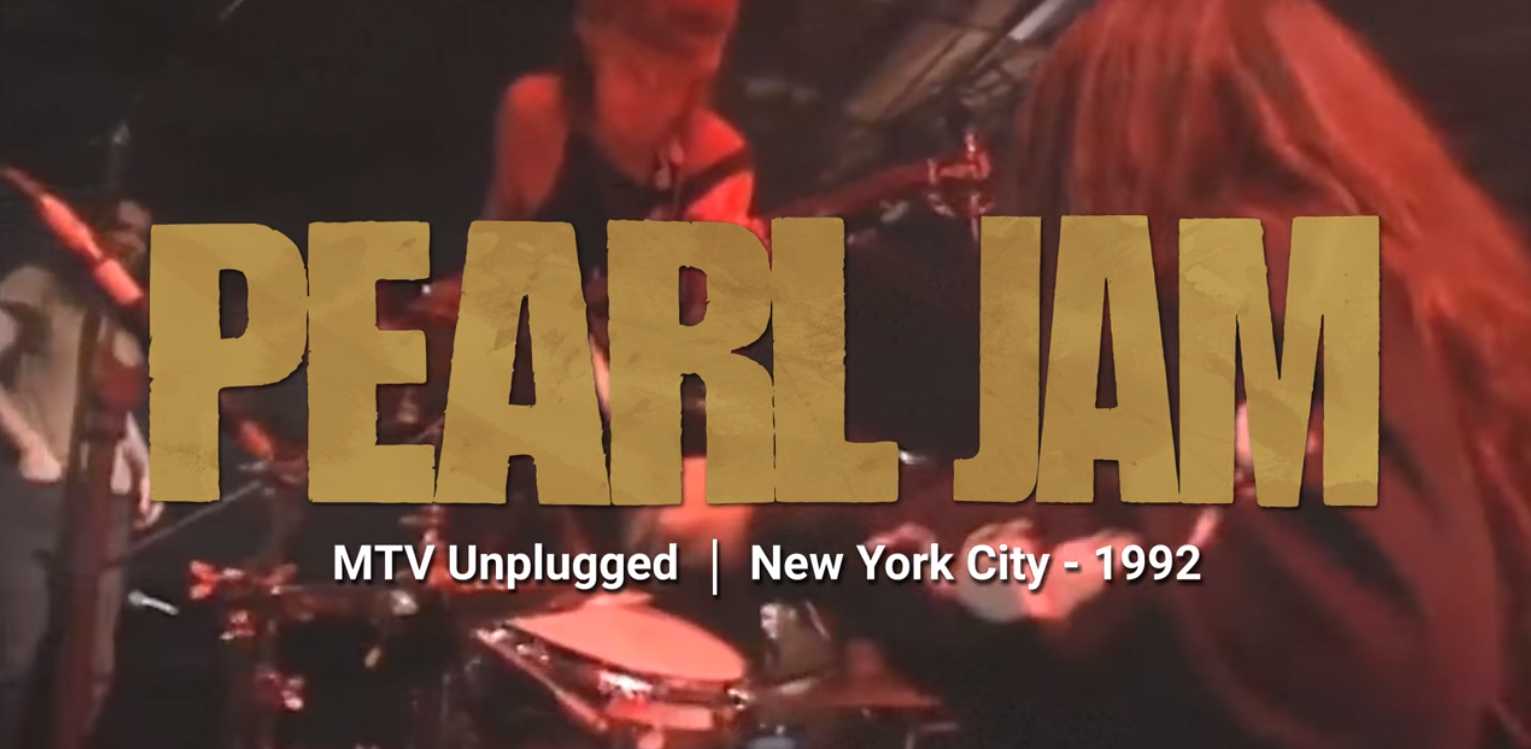 pearl jam unplugged tape date